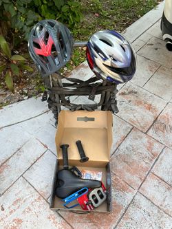 Bicycle Car Hanger , Two Helmets, Bicycle Accessories 