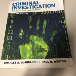 Criminal Investigation Basic Perspectives