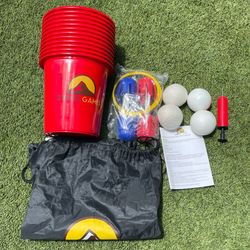 Zebeze Outdoor Yard Pong Game, NEW