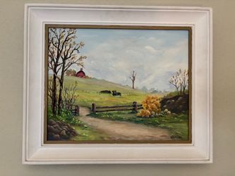 Framed Oil Painting
