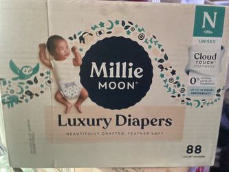 118 count Millie moon Luxury Newborn diapers