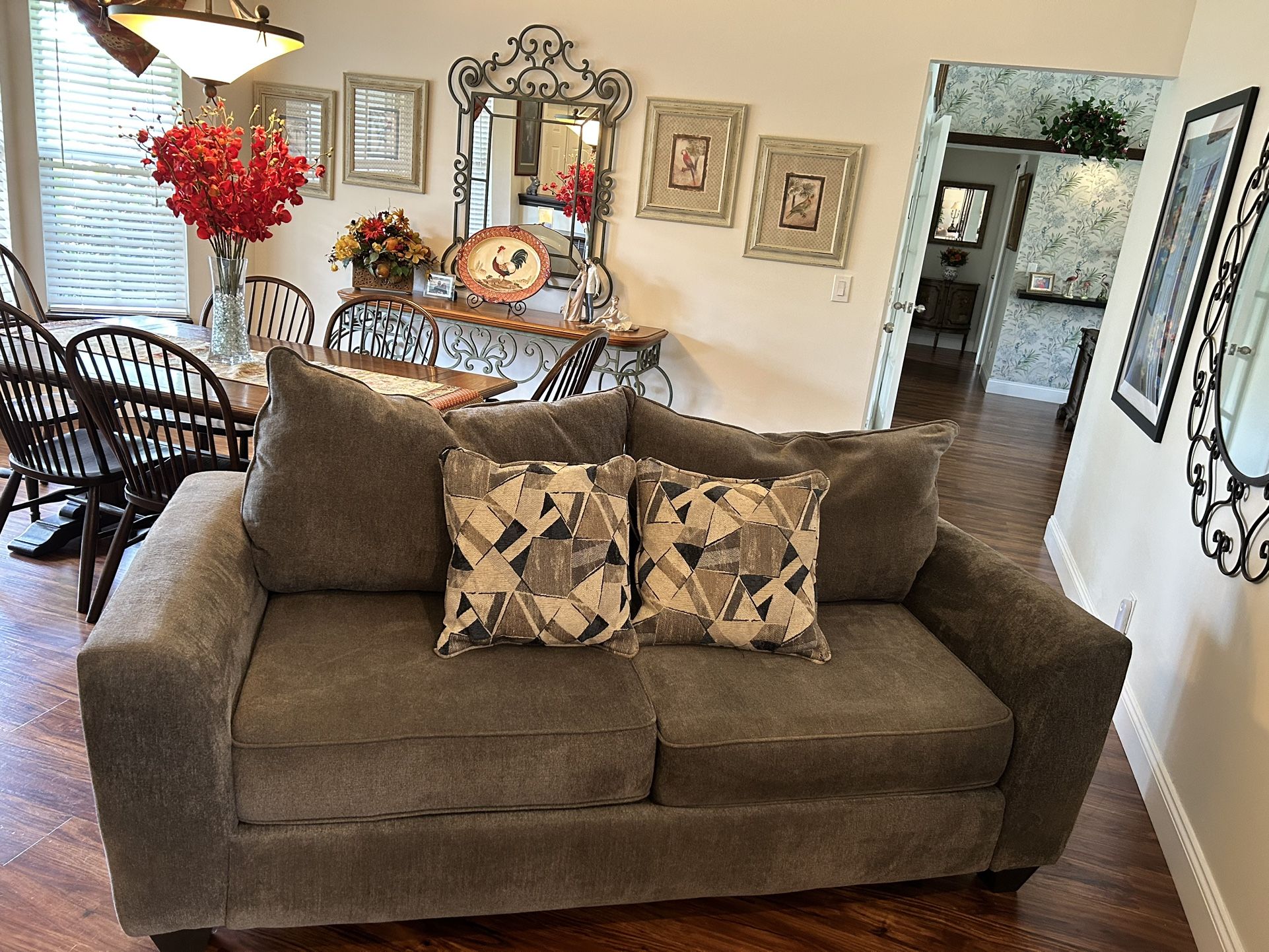78” Grey Sofa