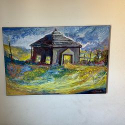 Acrylic Oil On Canvas Painting 