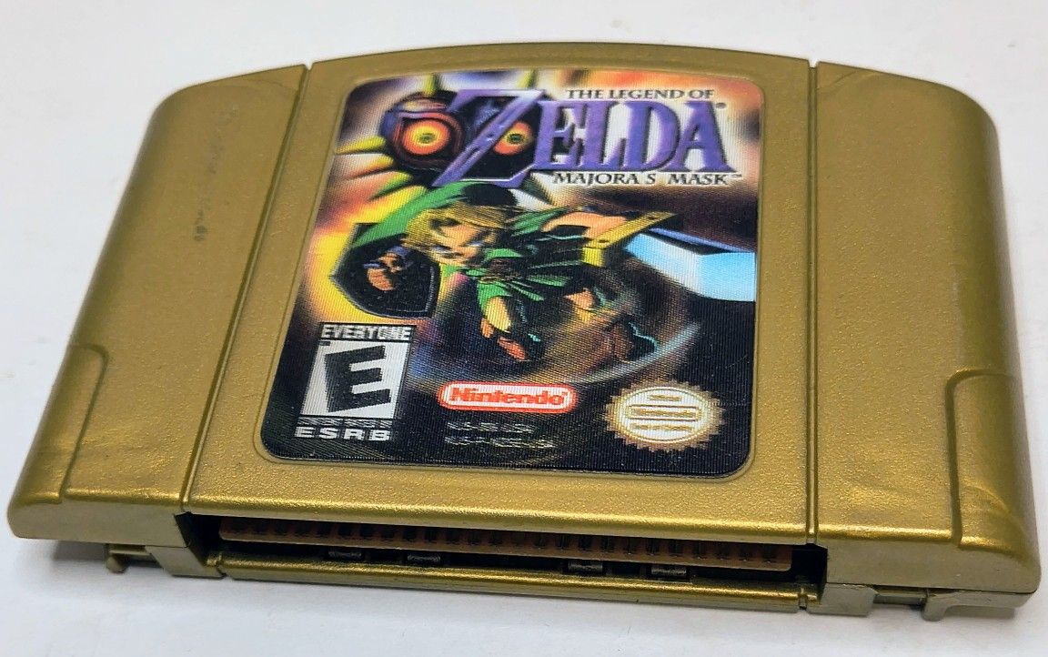 The Legend of Zelda: Majora’s Mask – Nintendo 64 (Gold Cartridge)