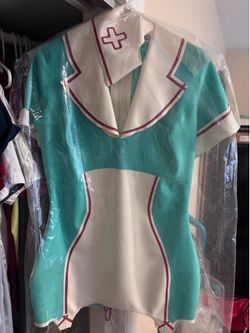 NWT Premium Latex Nurse Dress - Size XXL (Brand New)
