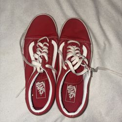 Red Old Skool Vans