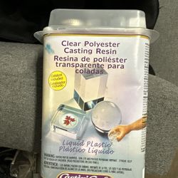 Clear Polyester Casting Resin With Catalyst 32 Oz