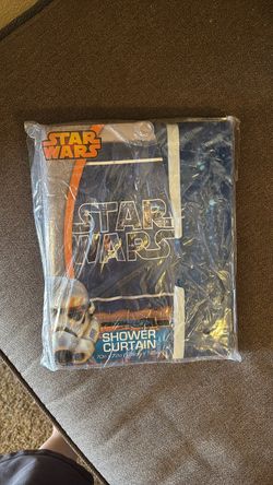Star Wars shower curtain