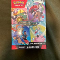 Sealed Pokemon Journey Together Booster Bundle. 