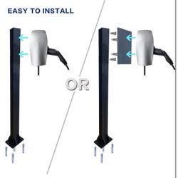 Pedestal -Mounted EV Charger Pedestal for Tesla Charging Station New Energy Vehicle Charging Pile Column Lever EV Charge Stand Charging Pillar  L-3001