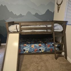 Twin Bunk Beds With Slide