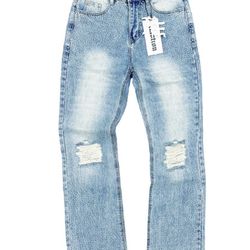 Mixed Emotion Jeans Long Brillo Pantalón Largo 