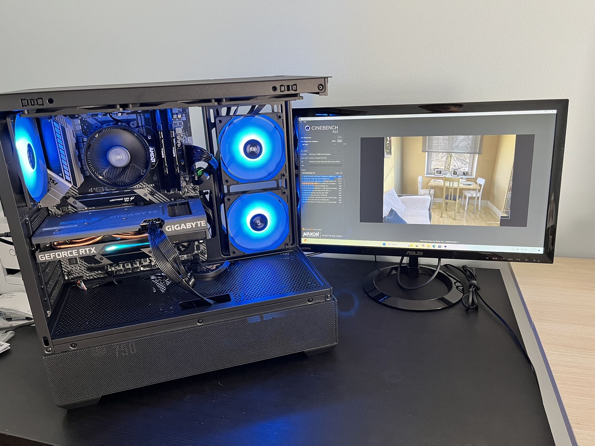 Ryzen 5 5600x/ 3060TI/ 16GB Ram/ 1TB NVME SSD/ WiFi Enabled Custom Gaming PC