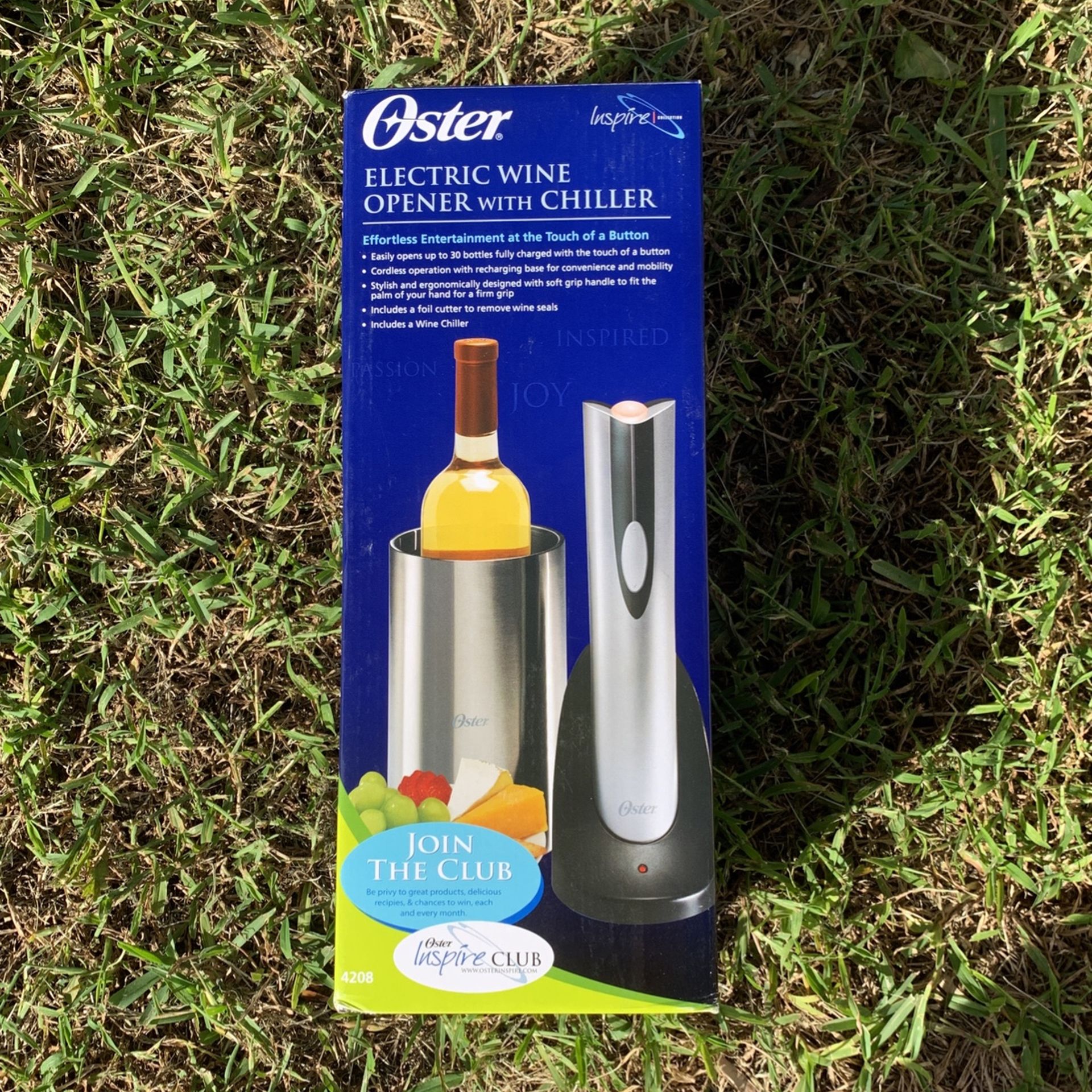 Oster Electric Wine Opener With Chiller