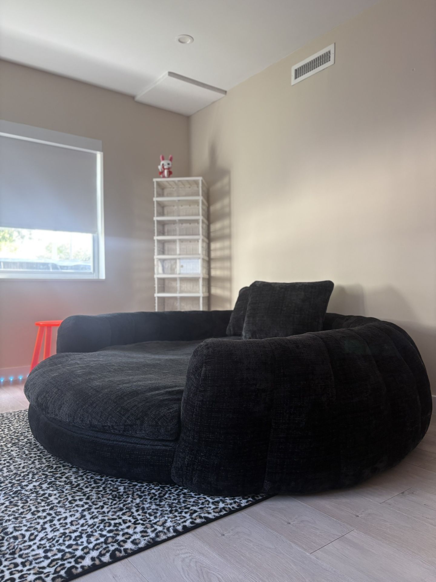 Oversized Round Loveseat Sofa