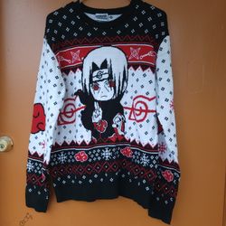Men's Size medium Naruto Ugly Christmas Sweater