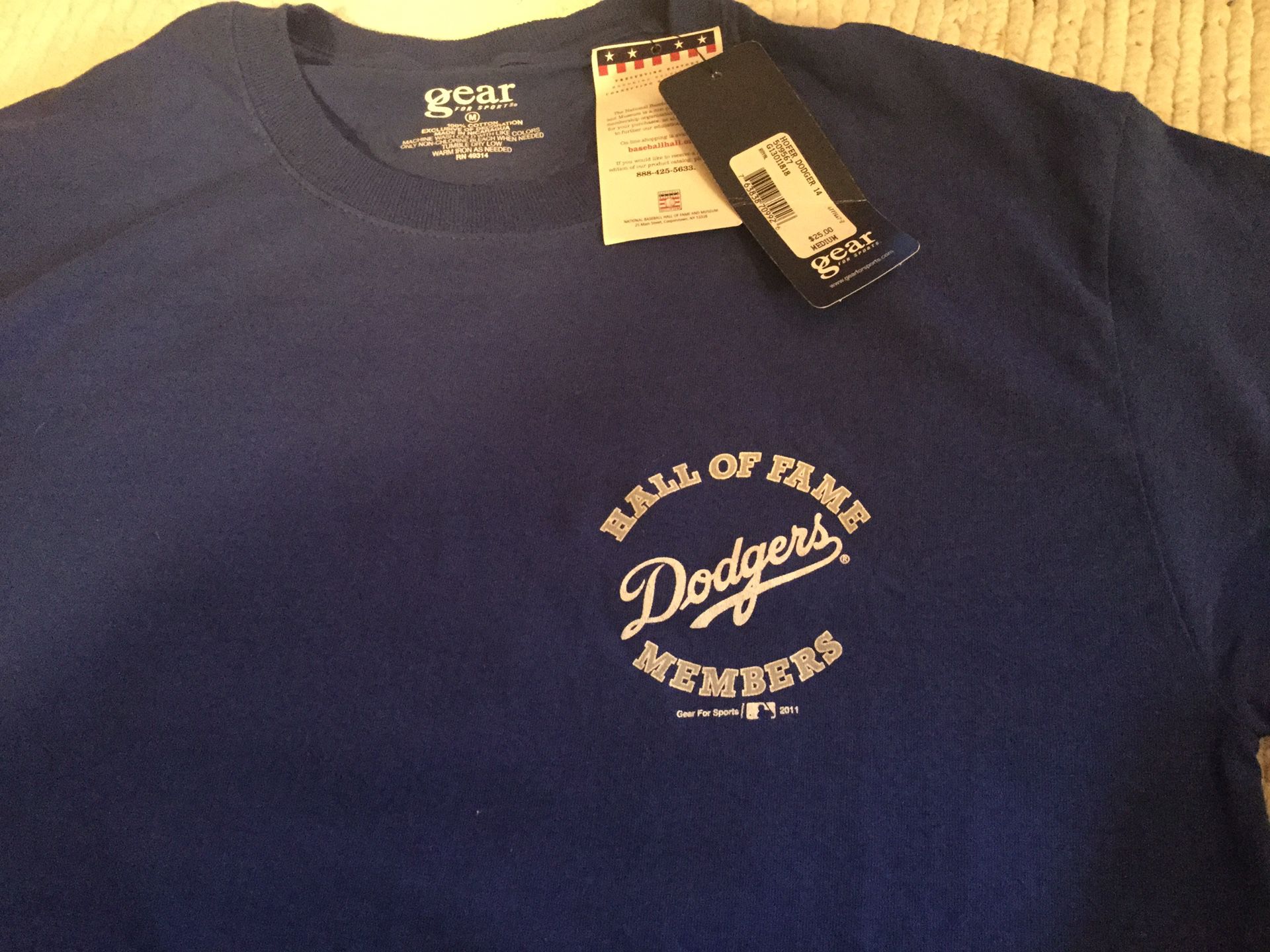 Dodgers Hall of Fame tee shirt