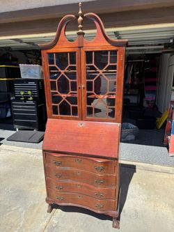 Vintage Mahogany Secretary Desk Project Piece