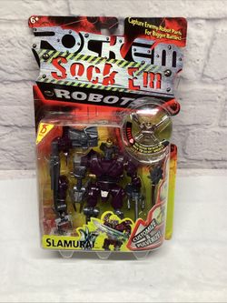 2000 Mattel Rock Em Sock Em Robots SLAMURAI MATTEL 24549 SEALED