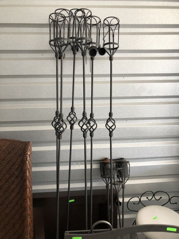Vintage wrought iron tiki torches for Sale in Granite City, IL - OfferUp