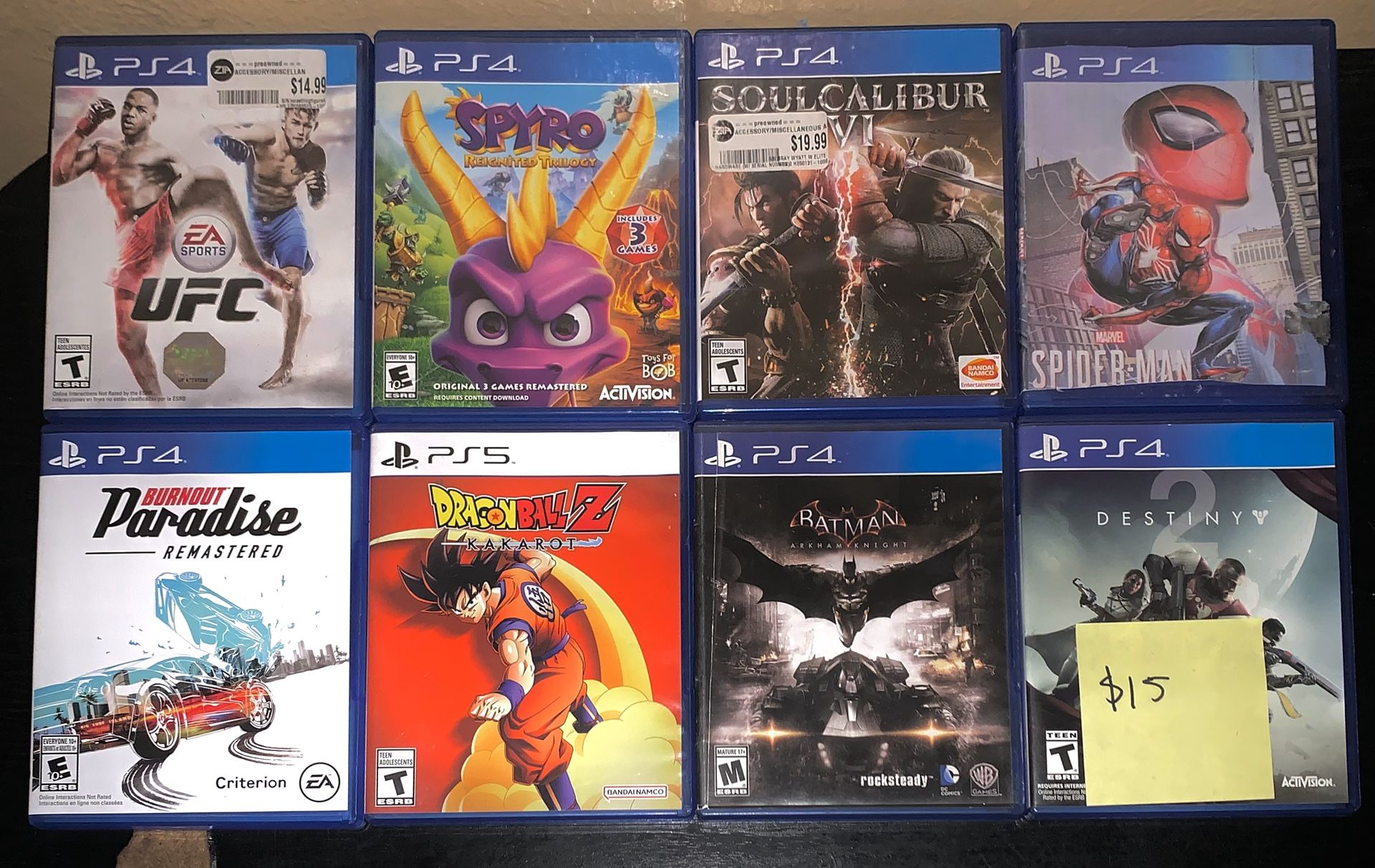 PlayStation 4 Video Game Collection PS4
