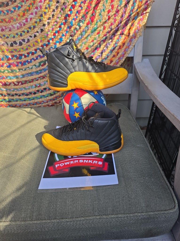 JORDAN RETRO 9 BLACK UNIVERSITY GOLD