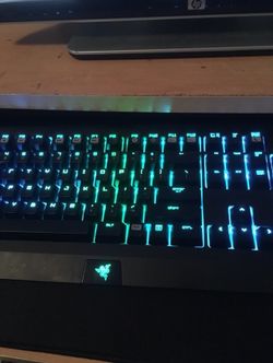 Razor blackwidow croma mechanical keyboard lightly used great condition