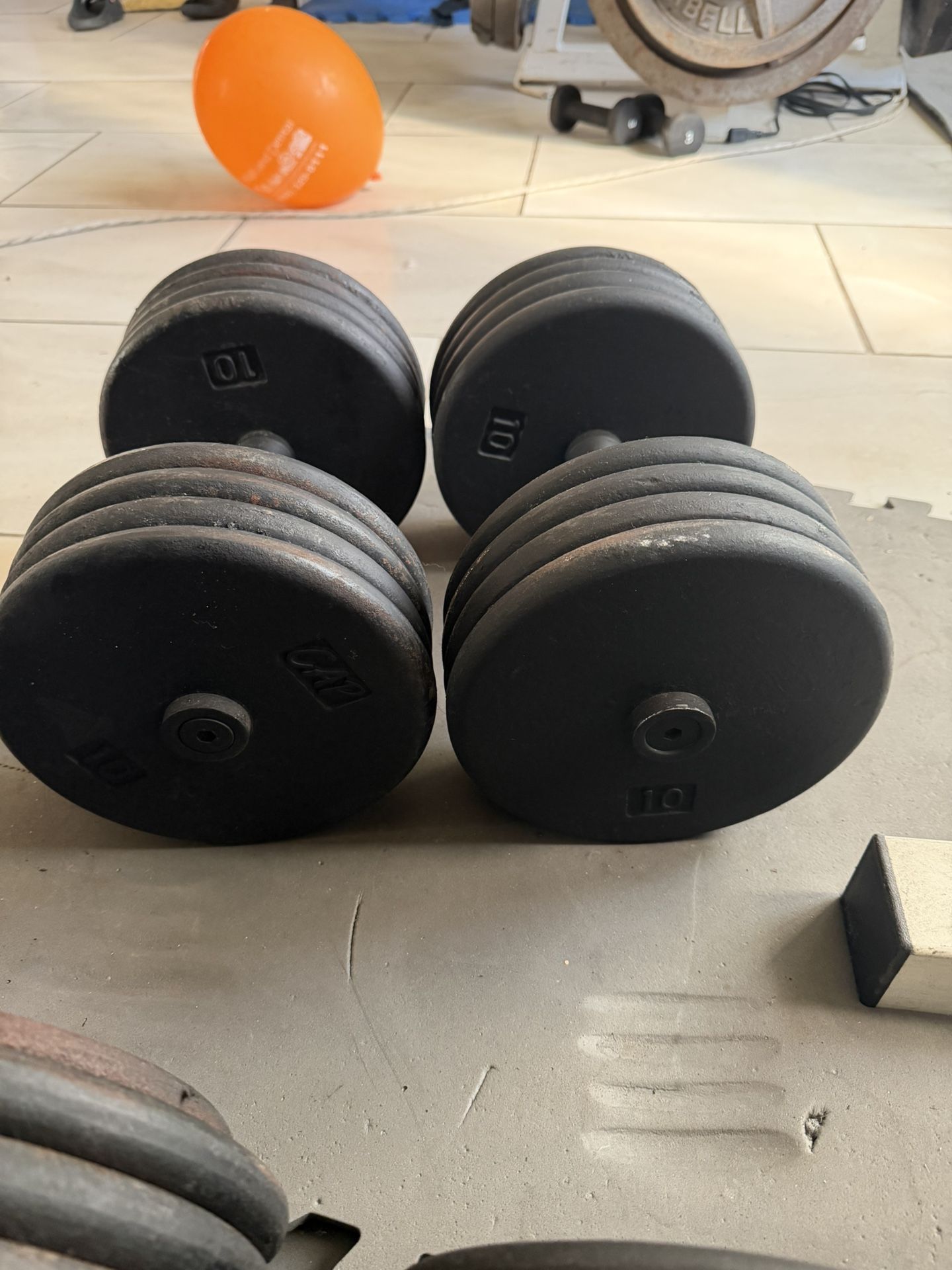 Dumbbells weights 85lbs pair