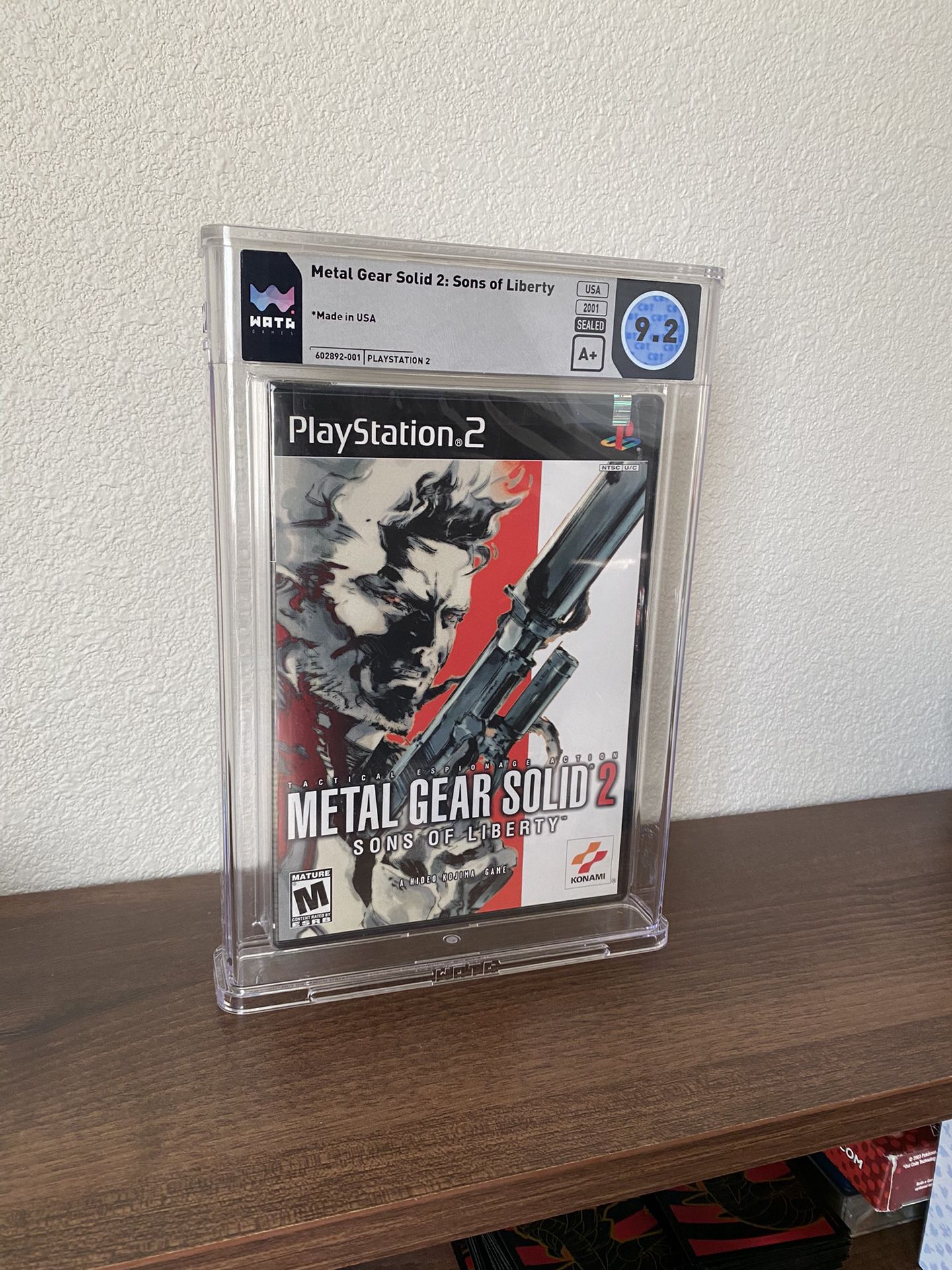Metal Gear Solid 2: Sons Of Liberty WATA 9.2 A+