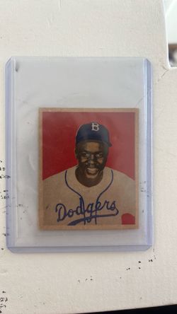 1949 bowman Jackie Robinson