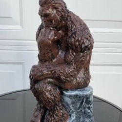 The Bigfoot thinker statue