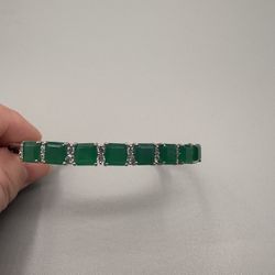 Verde Onyx Bangle 