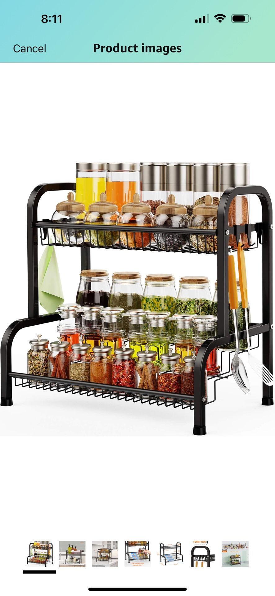 2 Tier Spice Rack