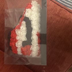 Shoe Made Of False Flowers