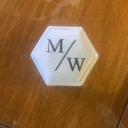 Silver Moissanite Modern Wealth Ring 9.5