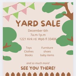 December 6th 7am-1pm ! 