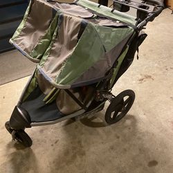 BOB Revolution Pro double stroller+ Carseat Adapter