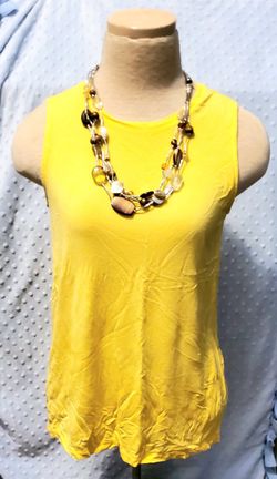 Women's Nine West Essential Soft-Spun High Neck Swing Tank / Size S