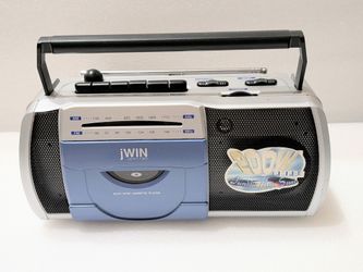 JWIN portable tape radio boombox