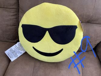Emoji plush pillow