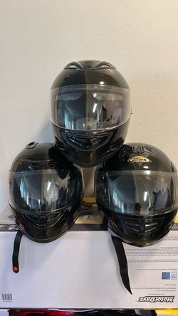 Zox Full-Face Motorcycle Helmets – Set of 3