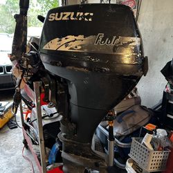 Suzuki 15hp Outboard Tiller $1k OBO