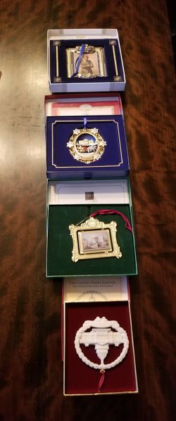 White House Christmas Ornaments $40