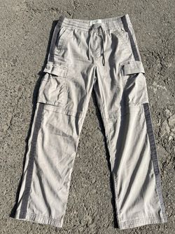 Hollister Baggy Fit Striped Cargo Pants