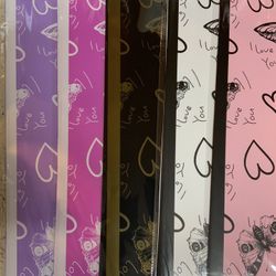 Valentines Day Flower Wrapping Paper 20 Sheets Pack..$4