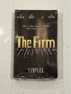 SEALED The Firm - The Album Sampler Promo Cassette Tape - Ft Nas, Foxy Brown