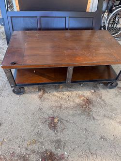 Rustic Industrial Coffee Table $50 OBO