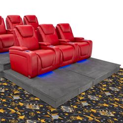 SoundRight 7'' Gray Home Theater Riser Platform