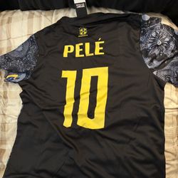 Pele #10 Christ The Redeemer Special Edition Brazil Jersey Size XL