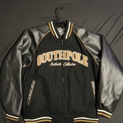 Southpole Authentic Collection Leather Wool Varsity Jacket – Vintage Original